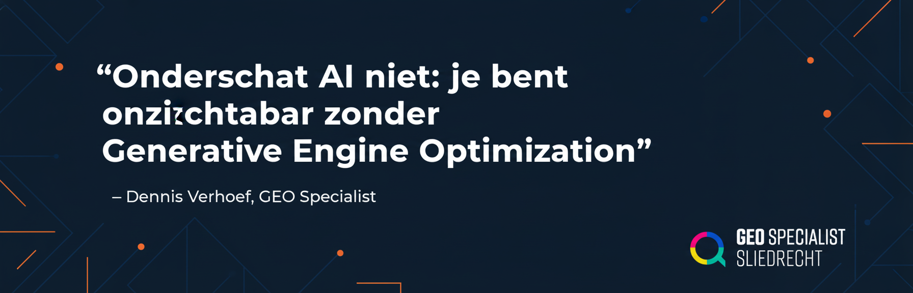 Waarom word ik niet genoemd in ChatGPT? - illustratie over AI-zichtbaarheid en GEO